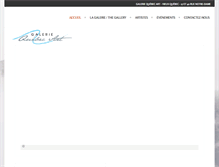 Tablet Screenshot of galeriequebecart.com